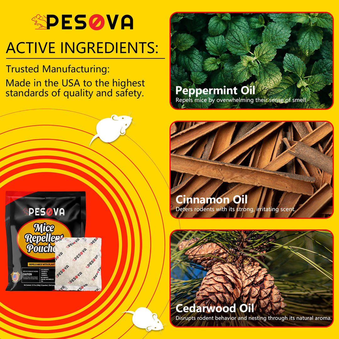 Pesova Mice Repellent Pouches