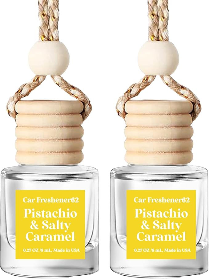 Pistachio & Salty Caramel Car Air Freshener | HoogaLife