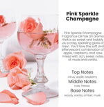 Load image into Gallery viewer, Pink Sparkle Champagne Car Air Freshener | HoogaLife