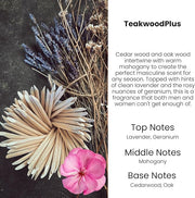 Mahogany Teakwood Car Air Freshener | HoogaLife